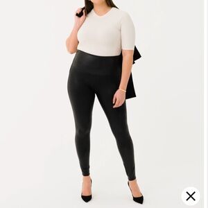 Spanx faux leather leggings